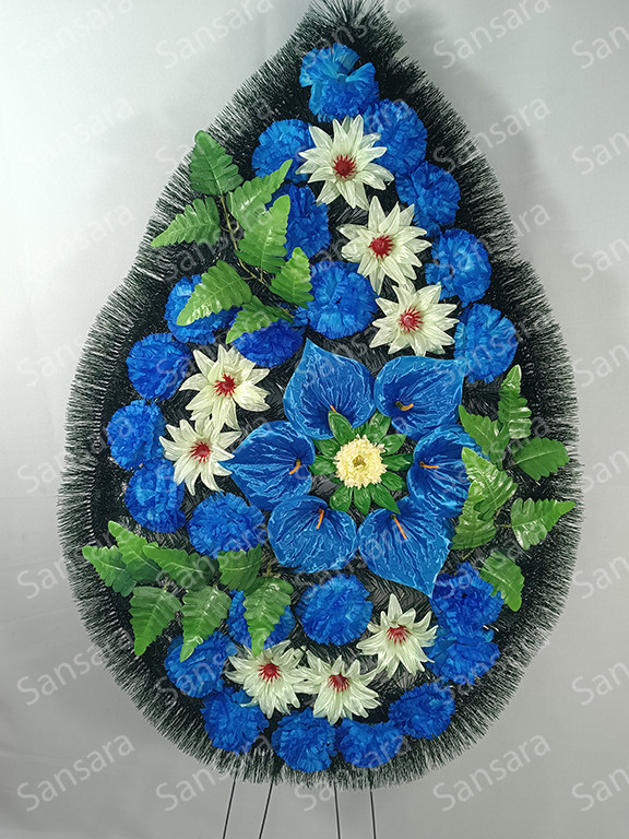 Вінок В-04 150/70см Вінок з гвоздикою