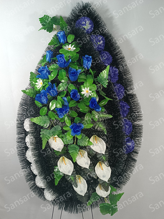 Вінок П-04 165/75см Вінок букет бутон