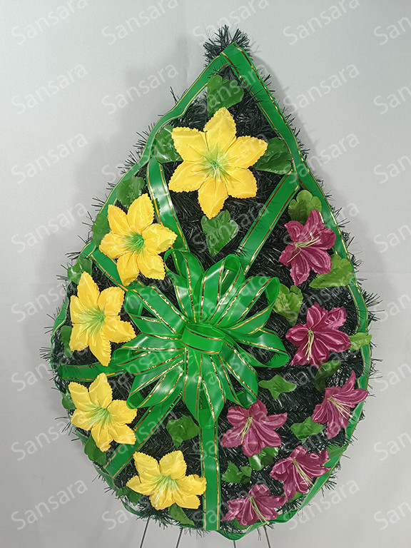 Вінок К 07 125/55см Вінок бант мал.