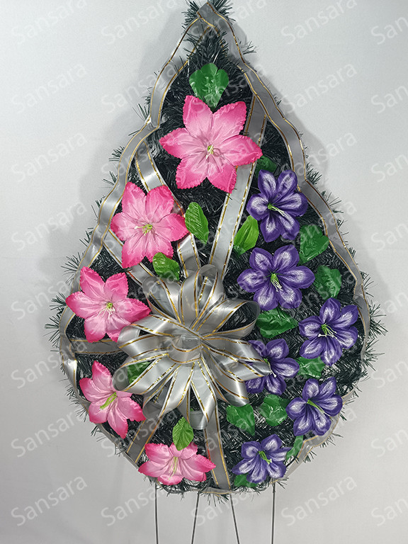 Вінок К 07 125/55см Вінок бант мал.