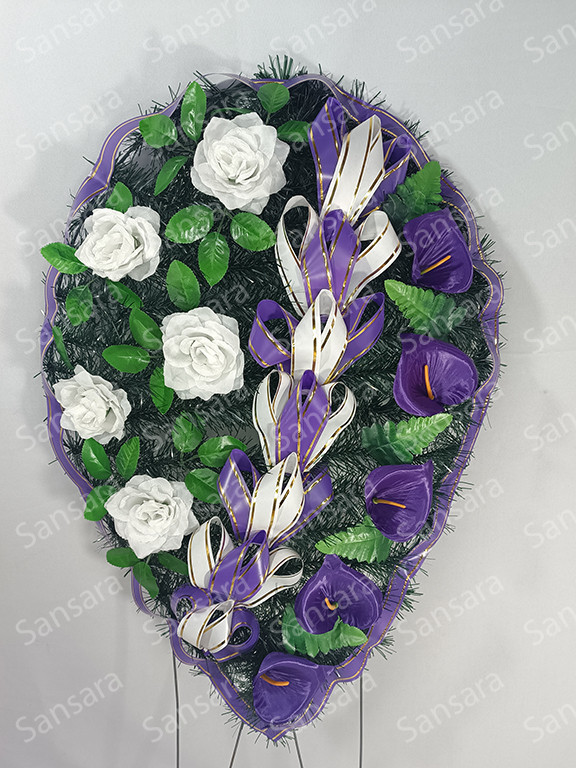 Вінок К 08 115/55см Вінок капля перевернута