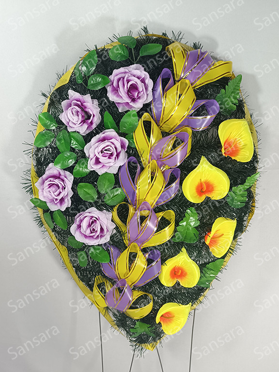 Вінок К 08 115/55см Вінок капля перевернута