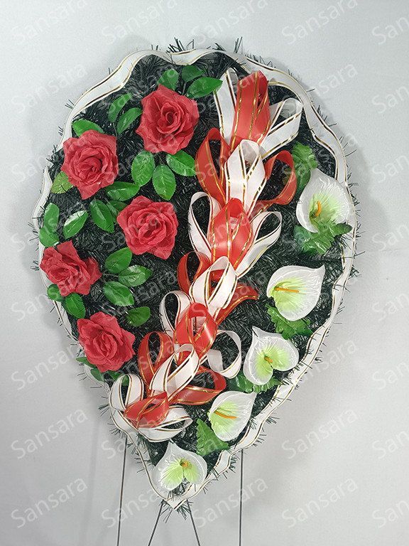 Вінок К 08 115/55см Вінок капля перевернута