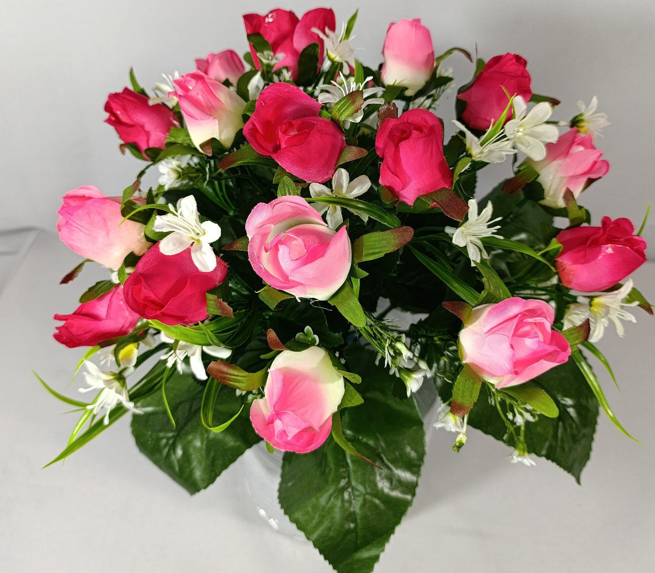 Букет троянда бутон √14, 16 голов , висота букету 50 см