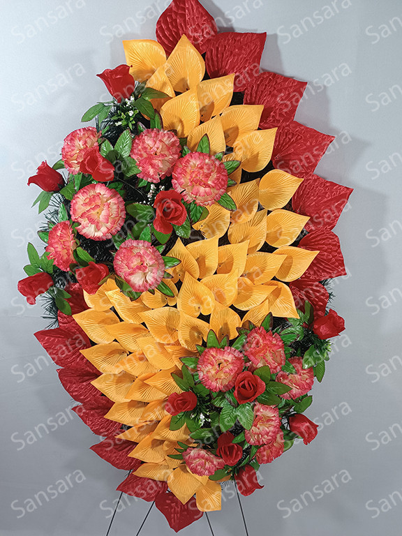 Вінок 155/65см Вінок лист багато кали