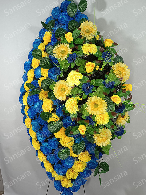 Вінок 165/75см Вінок лист гвоздика