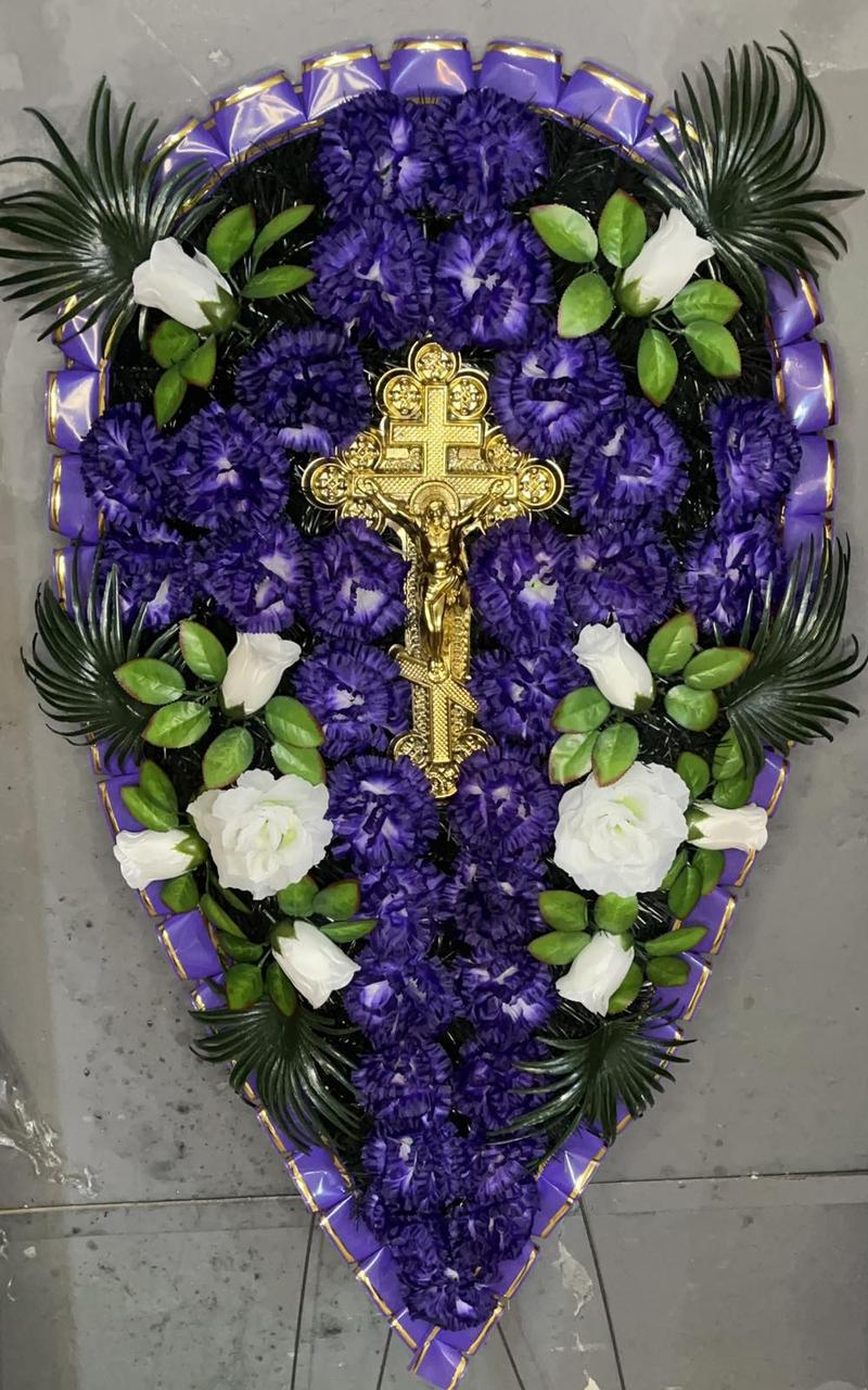 Вінок 165/75см Вінок капля перевернута з хрестом