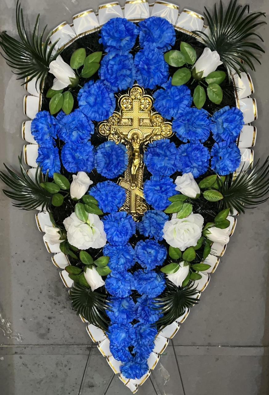 Вінок 165/75см Вінок капля перевернута з хрестом