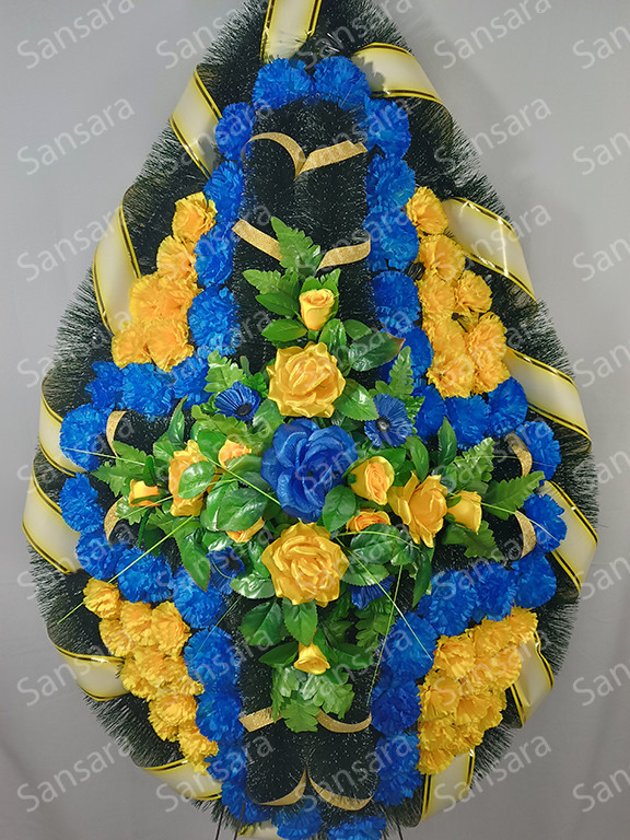 Вінок 175/85см А-02 Вінок  Хрест