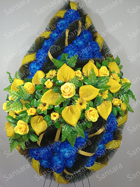 Вінок 175/85см А-06 Вінок  букет кала