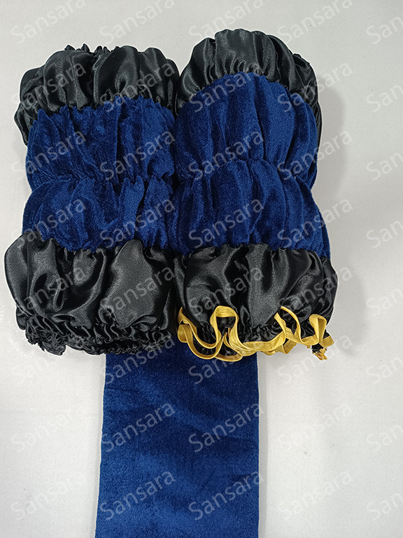 Оббивка з велюру (33 см) з а\б двокольоровий