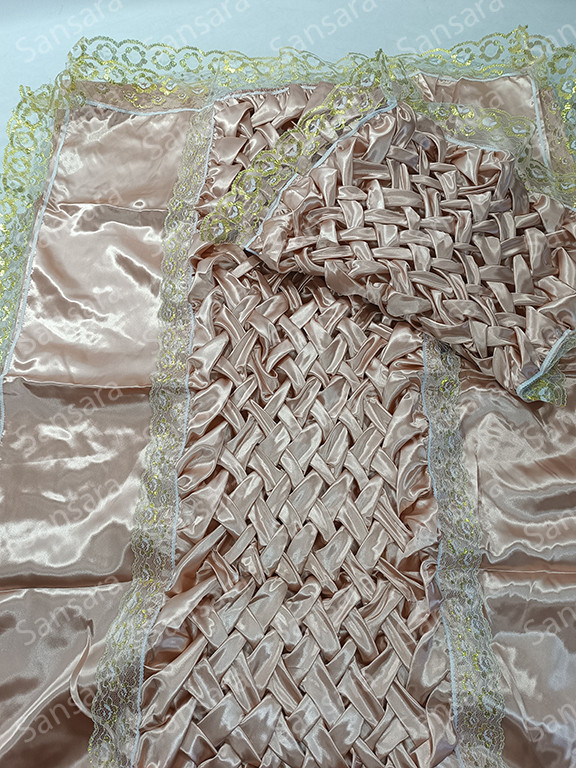 Комплект атлас ручна робота Плетіння, наволочка 45/45