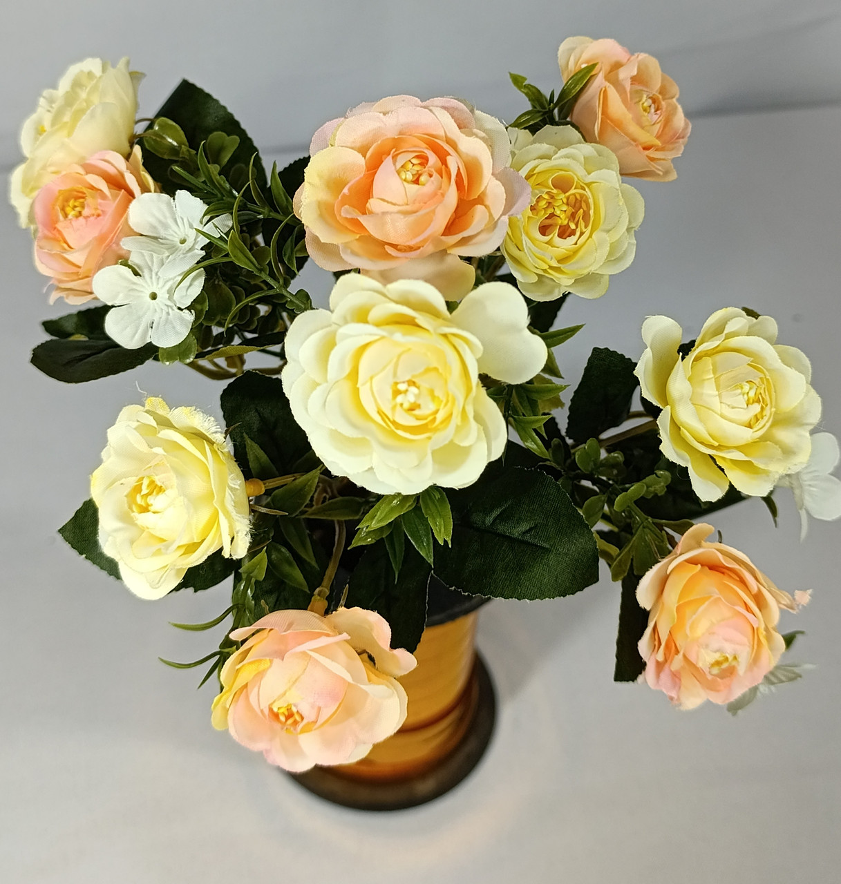 Букет троянда декор √6, 5 ніжок ,  10 головок , висота букету 30 см