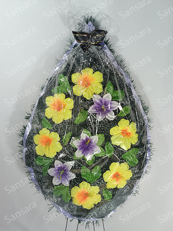 Вінок R 01 125/55см Вінок в плівкі