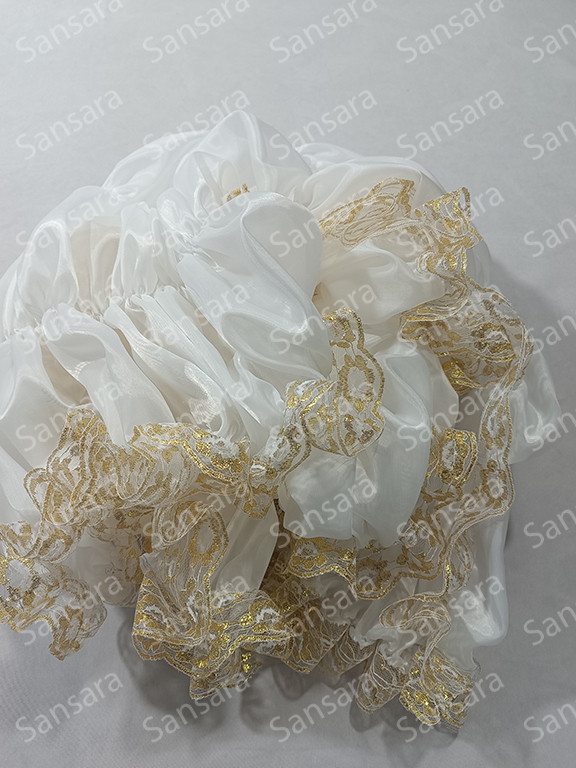 Постіль в труну шовк низ з мереживом